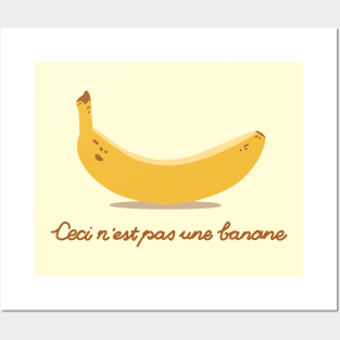 Ceci n'est pas une banane. Posters and Art